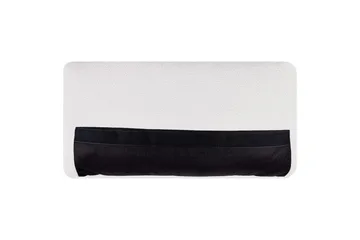 3-sitssoffa Beliani Kansseli Beige, svart White||Black - Møbler - Sofaer - 3 seter sofa