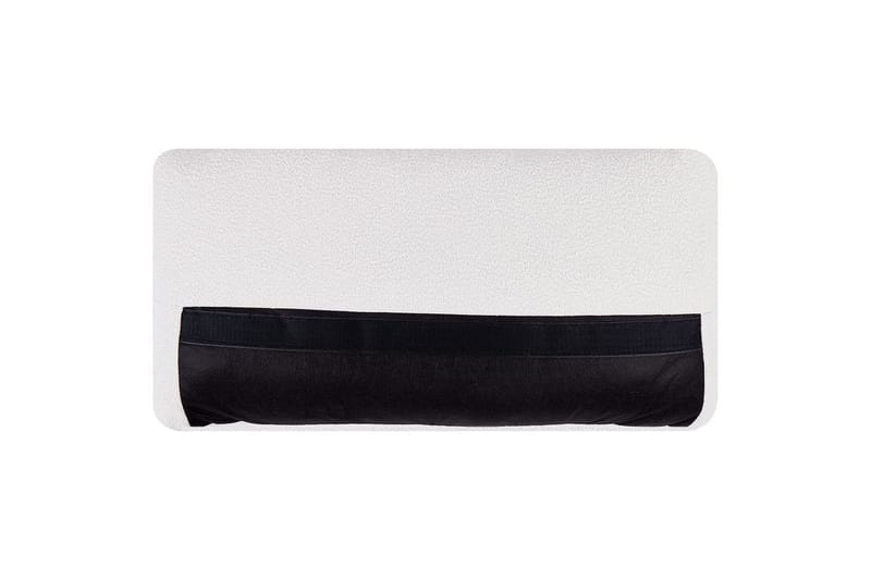 3-sitssoffa Beliani Kansseli Beige, svart White||Black - Møbler - Sofaer - 3 seter sofa