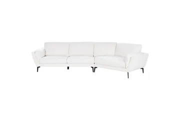 3-sitssoffa Beliani Kansseli Beige, svart White||Black - Møbler - Sofaer - 3 seter sofa