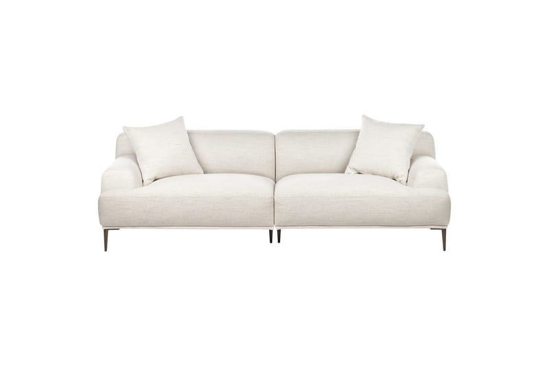 3-sitssoffa Beliani Matila Beige, brun Beige||Brown
