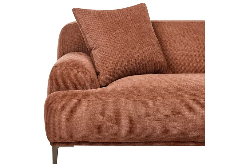 3-sitssoffa Beliani Matila Beige, brun Brown - Møbler - Sofaer - 3 seter sofa
