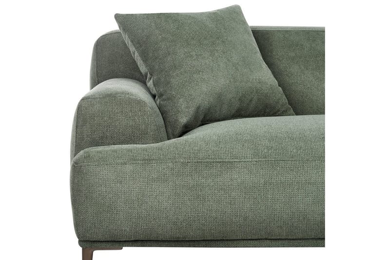 3-sitssoffa Beliani Matila Beige, brun Green||Brown - Møbler - Sofaer - 3 seter sofa