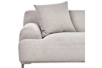 3-sitssoffa Beliani Matila Beige, brun Grey||Brown - Møbler - Sofaer - 3 seter sofa