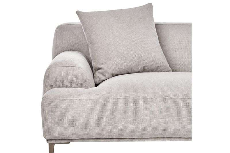 3-sitssoffa Beliani Matila Beige, brun Grey||Brown - Møbler - Sofaer - 3 seter sofa