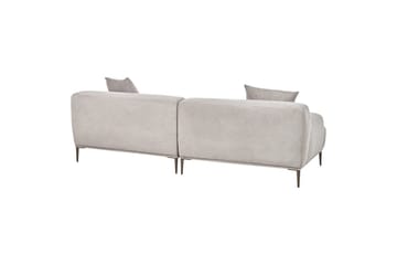 3-sitssoffa Beliani Matila Beige, brun Grey||Brown - Møbler - Sofaer - 3 seter sofa