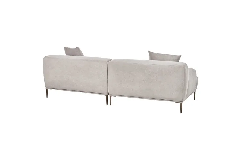 3-sitssoffa Beliani Matila Beige, brun Grey||Brown - Møbler - Sofaer - 3 seter sofa