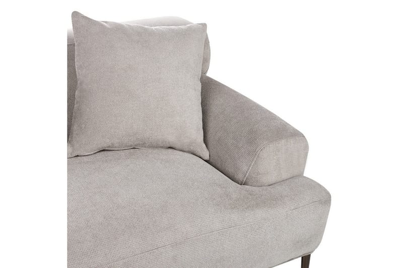 3-sitssoffa Beliani Matila Beige, brun Grey||Brown - Møbler - Sofaer - 3 seter sofa
