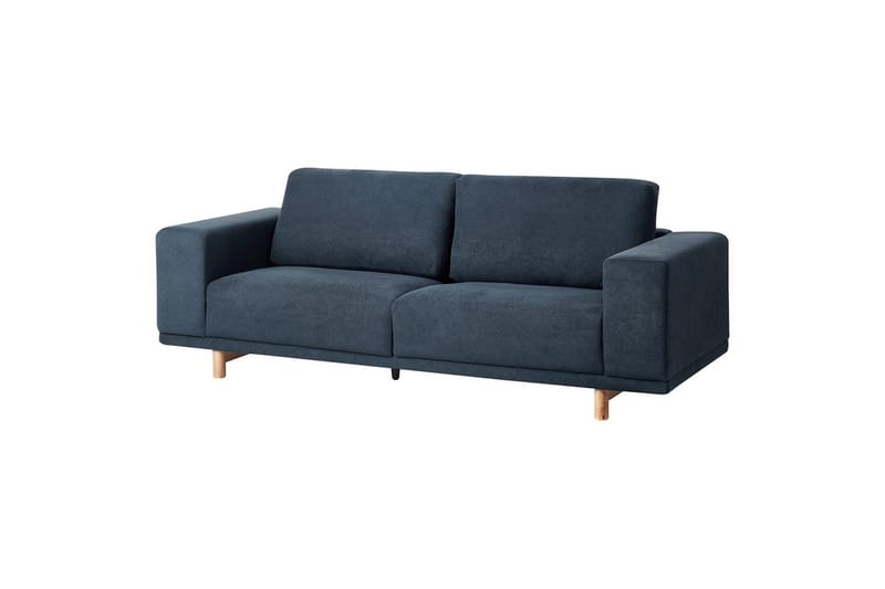 3-sitssoffa Beliani Nivala Blå blue - Møbler - Sofaer - 3 seter sofa