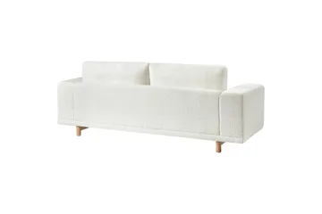 3-sitssoffa Beliani Nivala Blå NO_BRAND White - Møbler - Sofaer - 3 seter sofa