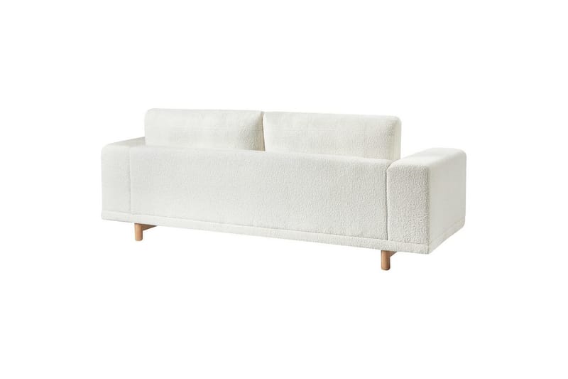 3-sitssoffa Beliani Nivala Blå NO_BRAND White - Møbler - Sofaer - 3 seter sofa