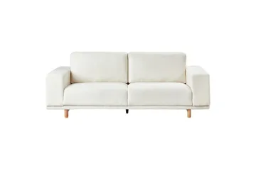 3-sitssoffa Beliani Nivala Blå NO_BRAND White - Møbler - Sofaer - 3 seter sofa
