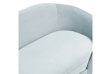 3-sitssoffa Beliani Savar Blå, Svart blue||Black - Møbler - Sofaer - Fløyelssofaer