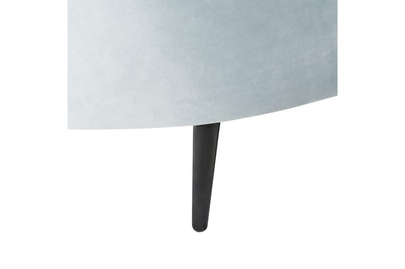 3-sitssoffa Beliani Savar Blå, Svart blue||Black - Møbler - Sofaer - Fløyelssofaer