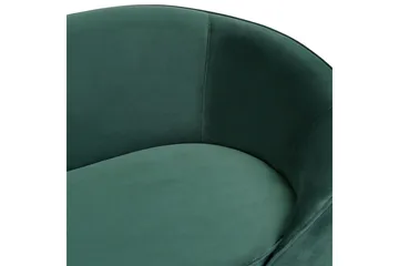 3-sitssoffa Beliani Savar Blå, Svart Dark green||GOLD - Møbler - Sofaer - Fløyelssofaer