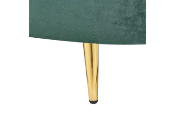 3-sitssoffa Beliani Savar Blå, Svart Dark green||GOLD - Møbler - Sofaer - Fløyelssofaer