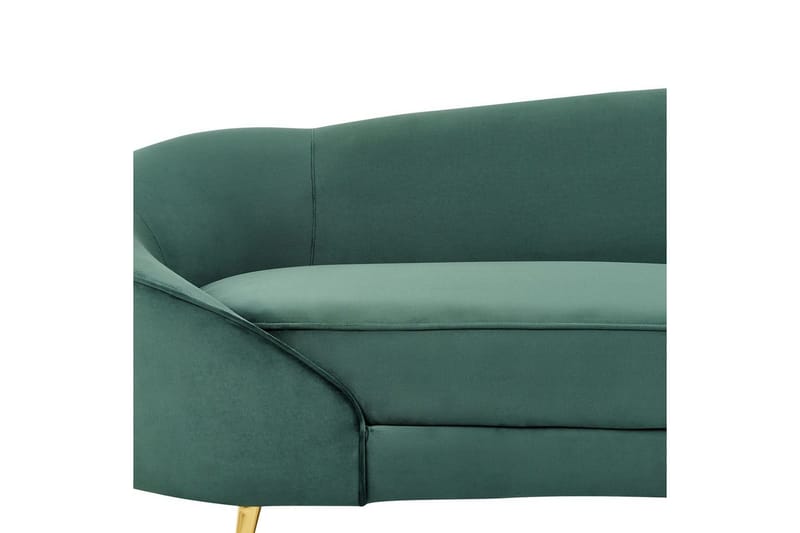 3-sitssoffa Beliani Savar Blå, Svart Dark green||GOLD - Møbler - Sofaer - Fløyelssofaer