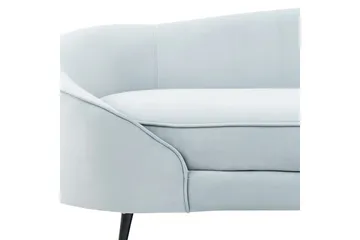 3-sitssoffa Beliani Savar Blå, Svart NO_BRAND blue||Black - Møbler - Sofaer - Fløyelssofaer