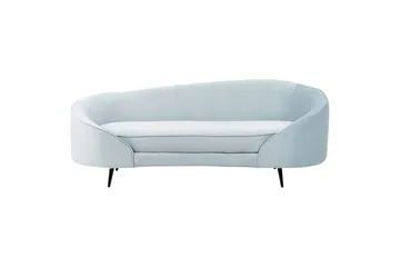 3-sitssoffa Beliani Savar Blå, Svart NO_BRAND blue||Black