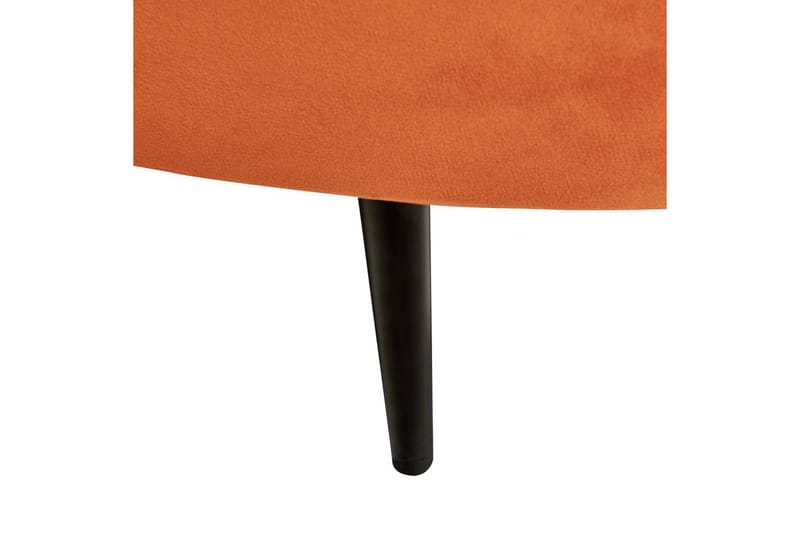 3-sitssoffa Beliani Savar Blå, Svart NO_BRAND Orange||Black - Møbler - Sofaer - 3 seter sofa