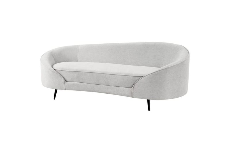 3-sitssoffa Beliani Savar Blå, Svart NO_BRAND White||Black - Møbler - Sofaer - 3 seter sofa