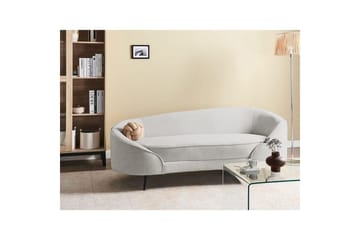3-sitssoffa Beliani Savar Blå, Svart NO_BRAND White||Black - Møbler - Sofaer - 3 seter sofa