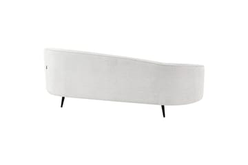 3-sitssoffa Beliani Savar Blå, Svart NO_BRAND White||Black - Møbler - Sofaer - 3 seter sofa