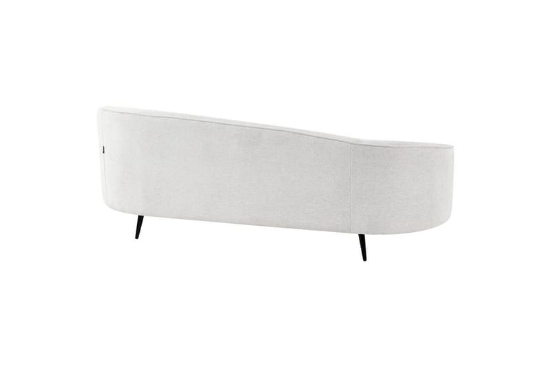 3-sitssoffa Beliani Savar Blå, Svart NO_BRAND White||Black - Møbler - Sofaer - 3 seter sofa
