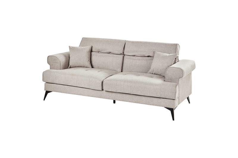 3-sitssoffa Beliani Skive Beige Beige VALUE_MISSING_1 - Møbler - Sofaer - 3 seter sofa