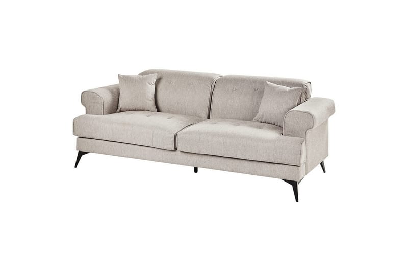 3-sitssoffa Beliani Skive Beige Beige VALUE_MISSING_1 - Møbler - Sofaer - 3 seter sofa