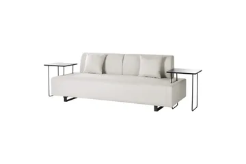 3-sitssoffa Beliani Sokna Beige, svart NO_BRAND Beige||Black