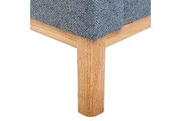 3-sitssoffa Beliani Sosjo Beige, ljust trä blue||Light colored wood - Møbler - Sofaer - 3 seter sofa