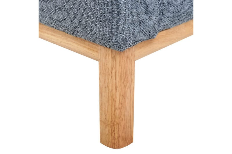 3-sitssoffa Beliani Sosjo Beige, ljust trä blue||Light colored wood - Møbler - Sofaer - 3 seter sofa