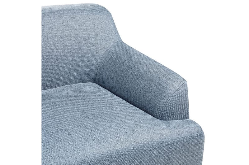 3-sitssoffa Beliani Sosjo Beige, ljust trä NO_BRAND blue||Light colored wood - Møbler - Sofaer - 3 seter sofa