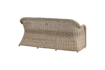 3-sitssoffa Beliani Susua Nature||White - Hagemøbler & utemiljø - Loungemøbler - Loungesofaer