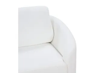 3-sitssoffa Beliani Trosa Beige, guld White - Møbler - Sofaer - 3 seter sofa