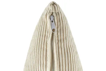 3-sitssoffa Beliani Viskan Beige, Manchestertyg Beige - Møbler - Sofaer - 3 seter sofa