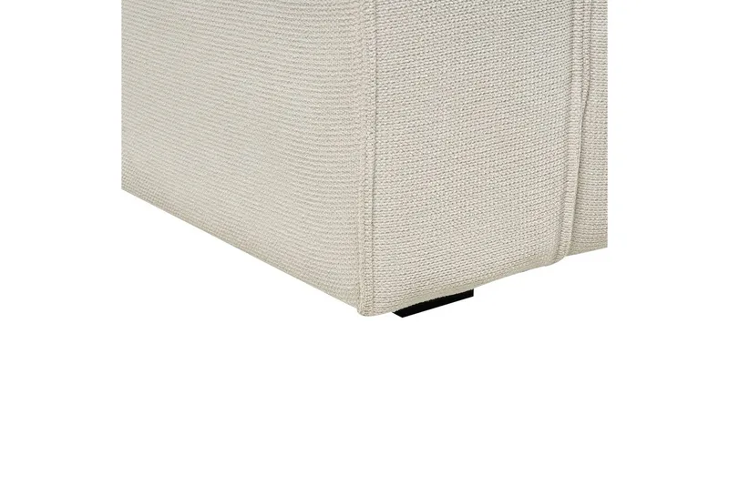 3-sitssoffa Beliani Viskan Beige, Manchestertyg White - Møbler - Sofaer - 3 seter sofa