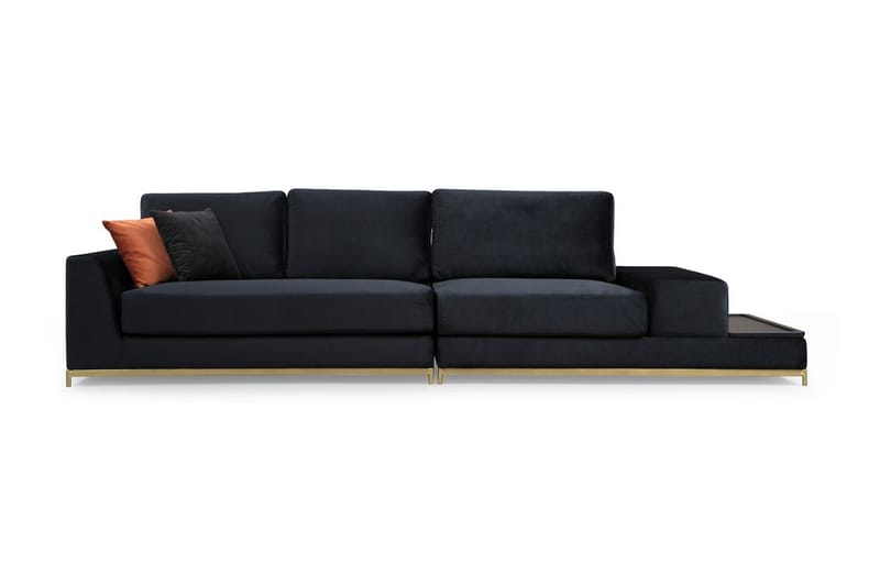 4-seter Sofa Aitze - Svart - 4 seter sofa