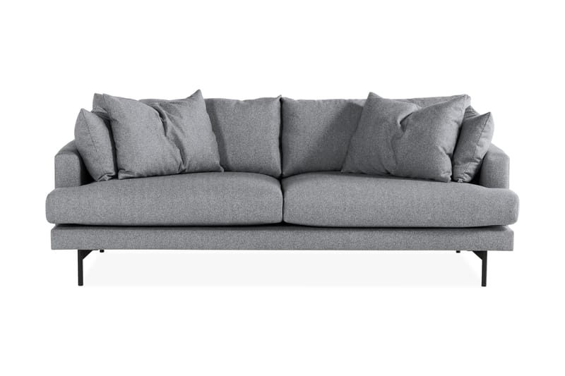 4-seter Sofa Armunia - Grå/Svart - 4 seter sofa