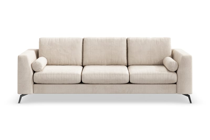 4-seters Sofa Friday Lyx - Beige / Svart - 4 seter sofa