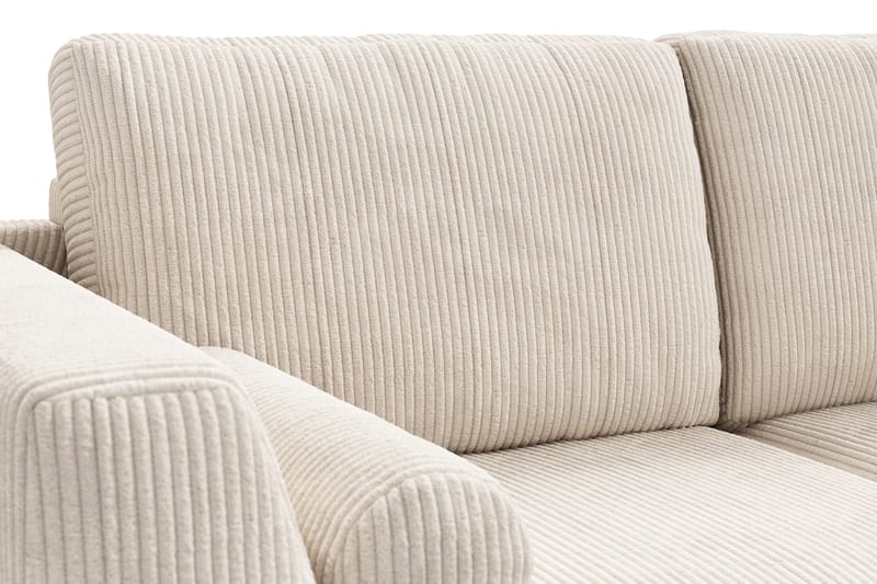 4-seters Sofa Friday Lyx - Beige / Svart - 4 seter sofa