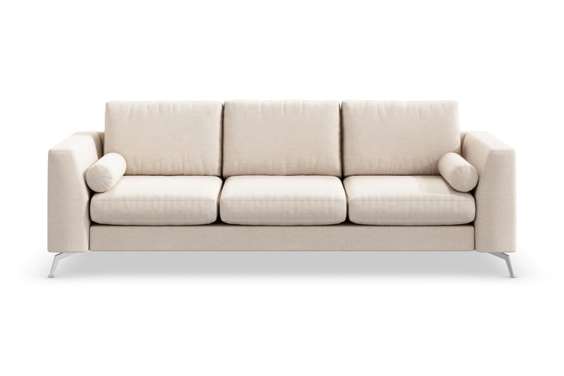 4-seters Sofa Friday Lyx - Beige/Krom - 4 seter sofa