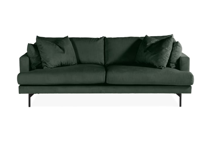 4-seter Sofa Armunia - Grønn/Svart - 4 seter sofa