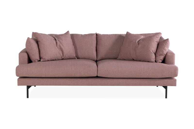 4-seter Sofa Armunia - Lilla/Svart - 4 seter sofa