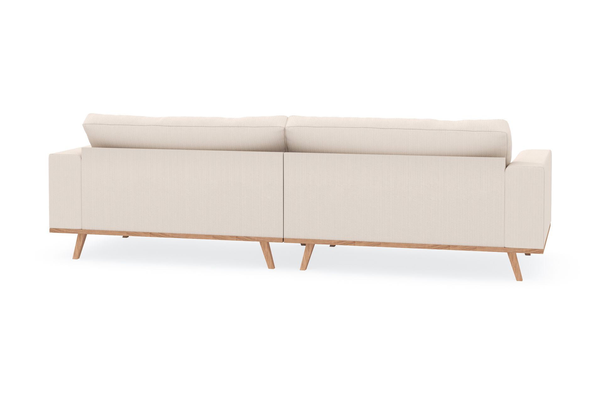 Copenhagen 4-seters Manchestersofa - Beige - Møbler - Sofaer - 4 seter sofa