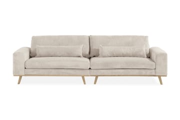 Copenhagen 4-seters Manchestersofa - Beige - Møbler - Sofaer - 4 seter sofa