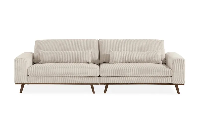 Copenhagen 4-seters Manchestersofa, Beige