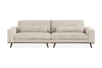 Copenhagen 4-seters Manchestersofa - Beige - Møbler - Sofaer - 4 seter sofa