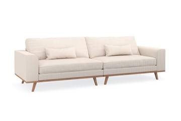 Copenhagen 4-seters Manchestersofa - Beige - Møbler - Sofaer - 4 seter sofa