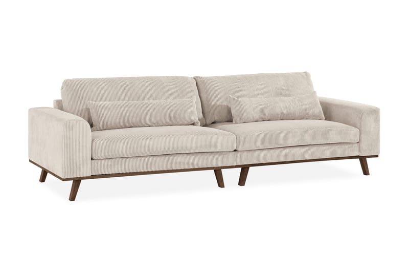 Copenhagen 4-seters Manchestersofa - Beige - Møbler - Sofaer - 4 seter sofa